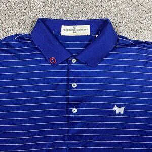 Fairway & Greene Titleist Scotty Cameron Polo Men's Large Blue Striped Golf